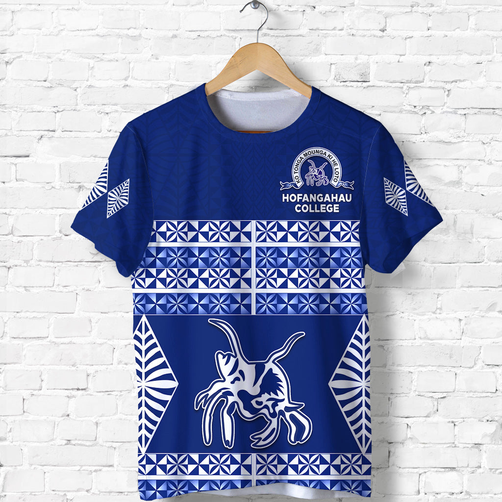Hofangahau College T Shirt 'Eua Tonga Pattern