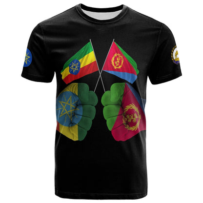 Ethiopia and Eritrea T Shirt Strong Friendship