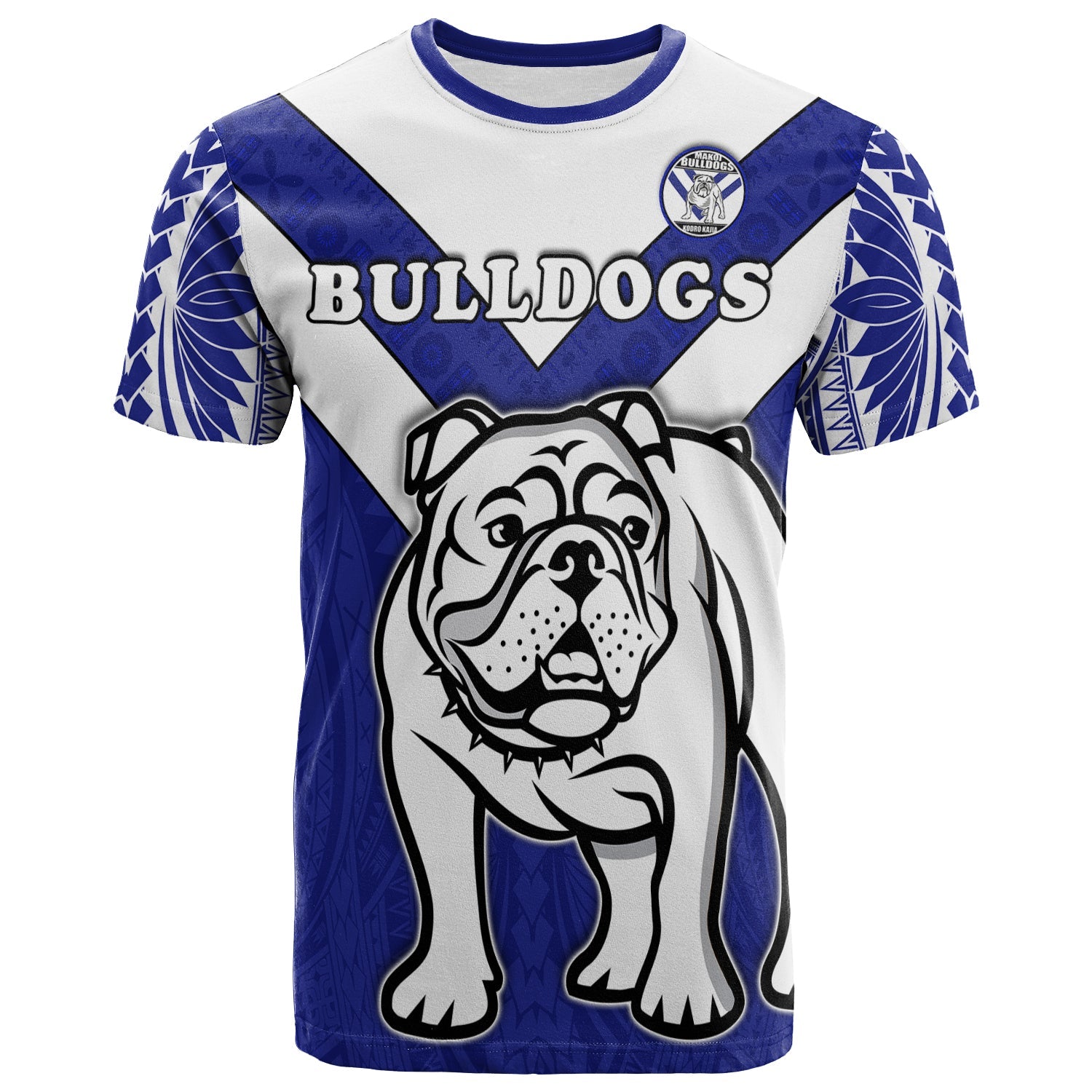 Spirit Bulldogs T Shirt Makoi Fiji Rugby