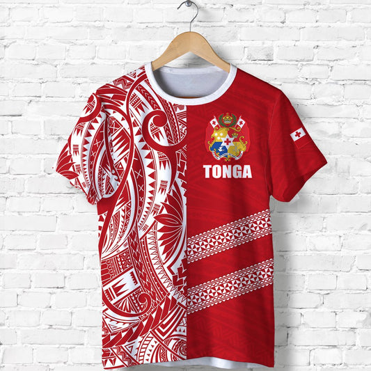 Tonga Rugby T Shirt Rustic