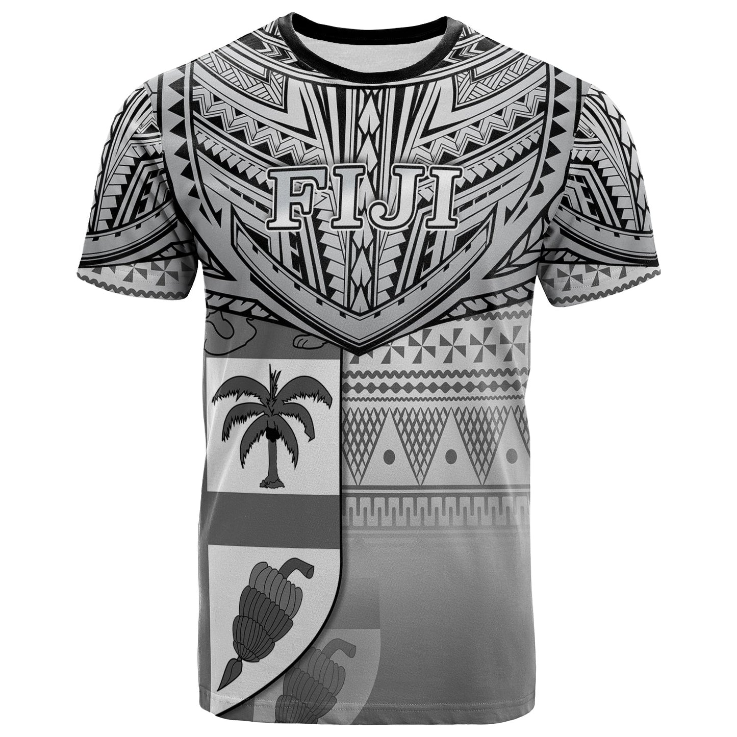 Fiji Creative T Shirt Love Country Version Black