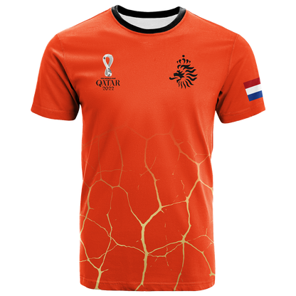 Custom Netherlands T Shirt Football 2022 LT2