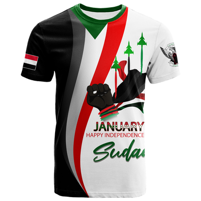 Sudan Happy Independence Day T Shirt