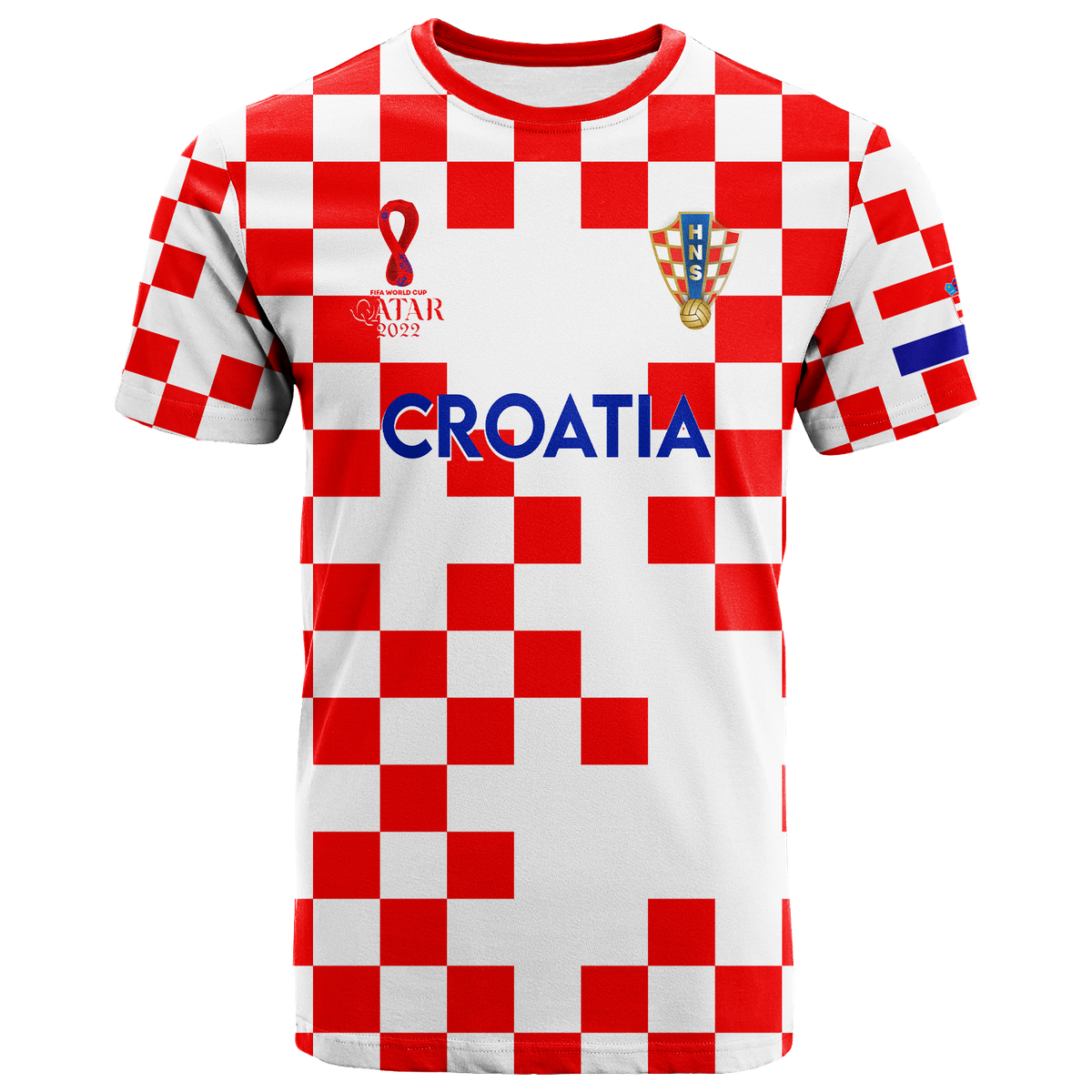 Croatia T Shirt Football 2022 Lt2