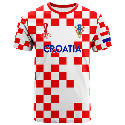 Croatia T Shirt Football 2022 Lt2