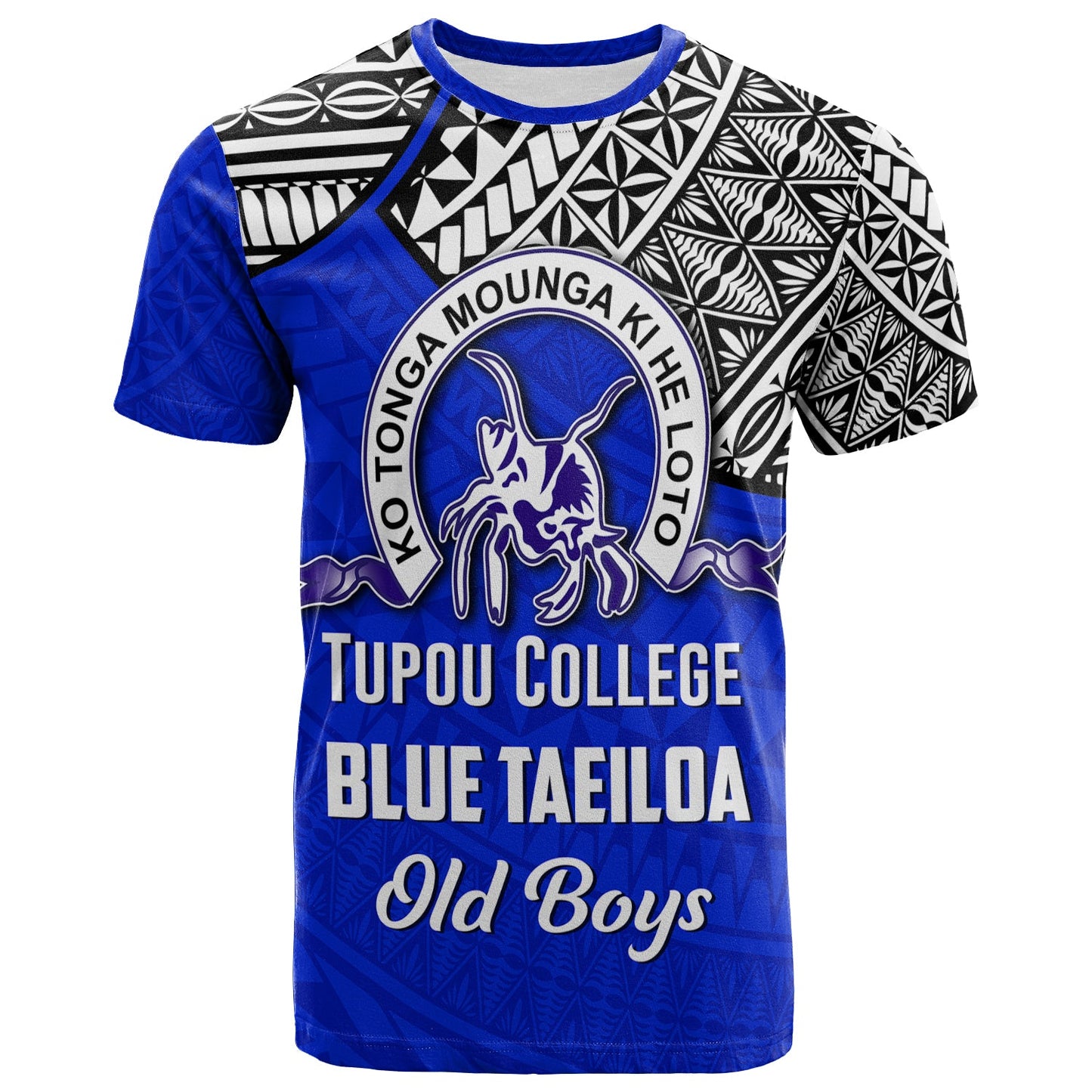 Tupou College BLUE TAEILOA Old Boys T Shirt