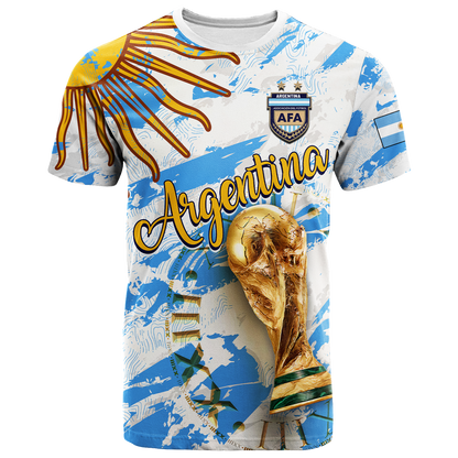 Argentina T Shirt Football 2022