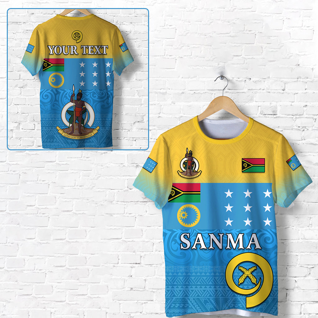 (Custom Personalised) Sanma Province T Shirt Vanuatu Proud