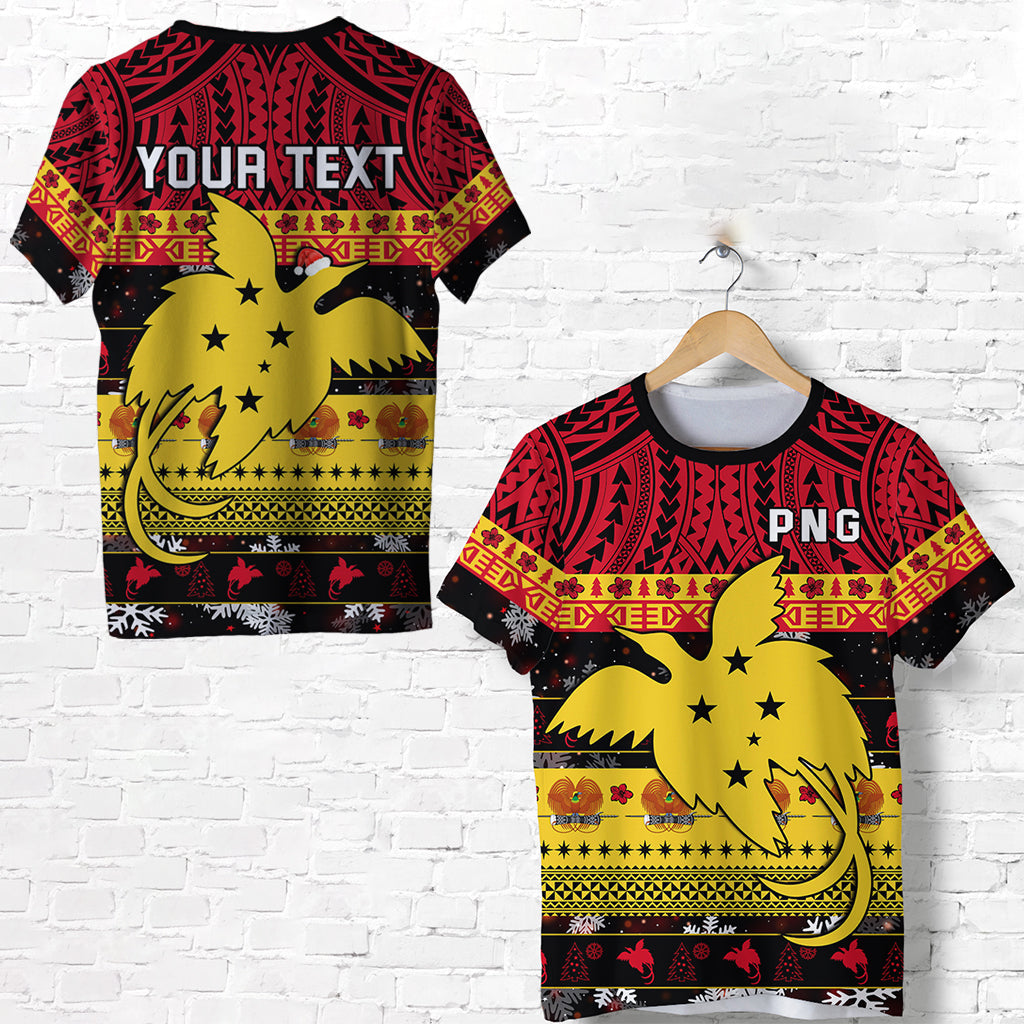 Custom Personalised Papua New Guinea Christmas T Shirt Raggiana Loved