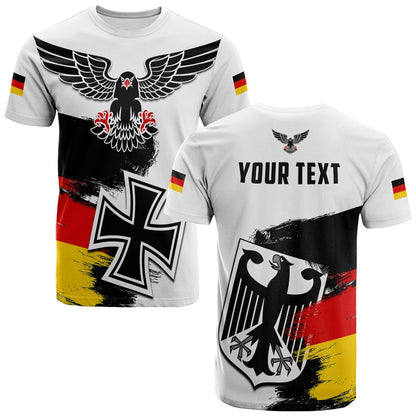 Custom Germany T Shirt Grunge Deutschland Flag and Eagle