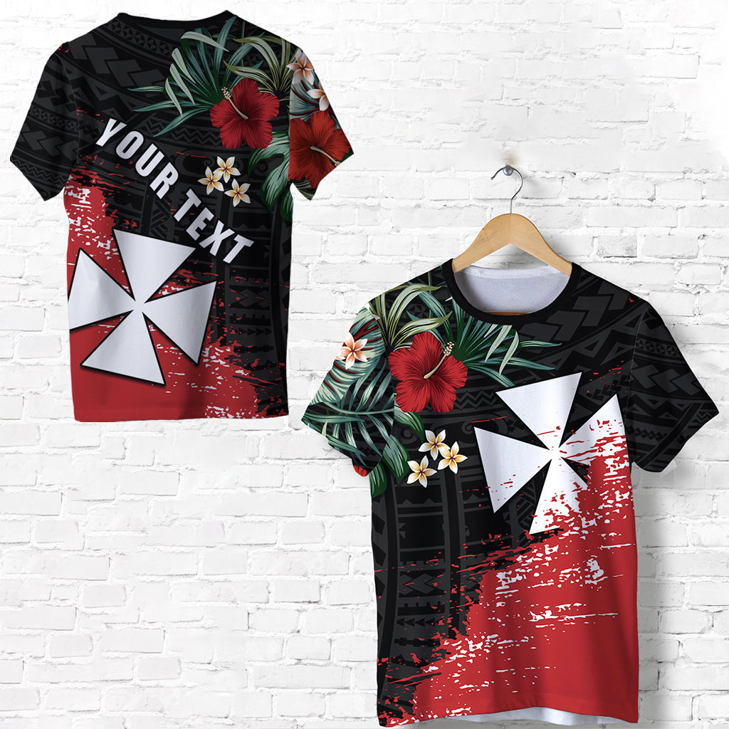(Custom Personalised) Wallis and Futuna Polynesian T Shirt Fantastic Flowers