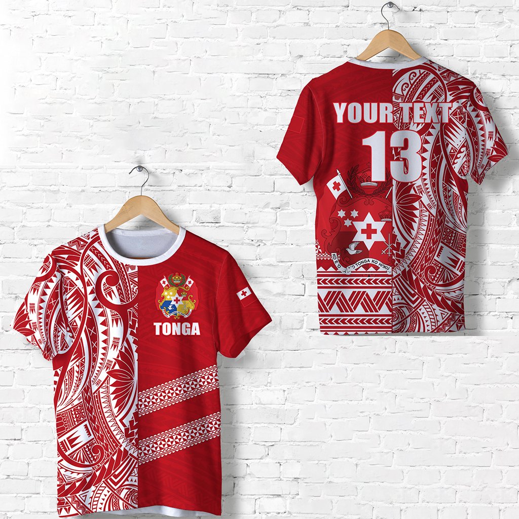 Custom Personalised Tonga Rugby T Shirt Rustic