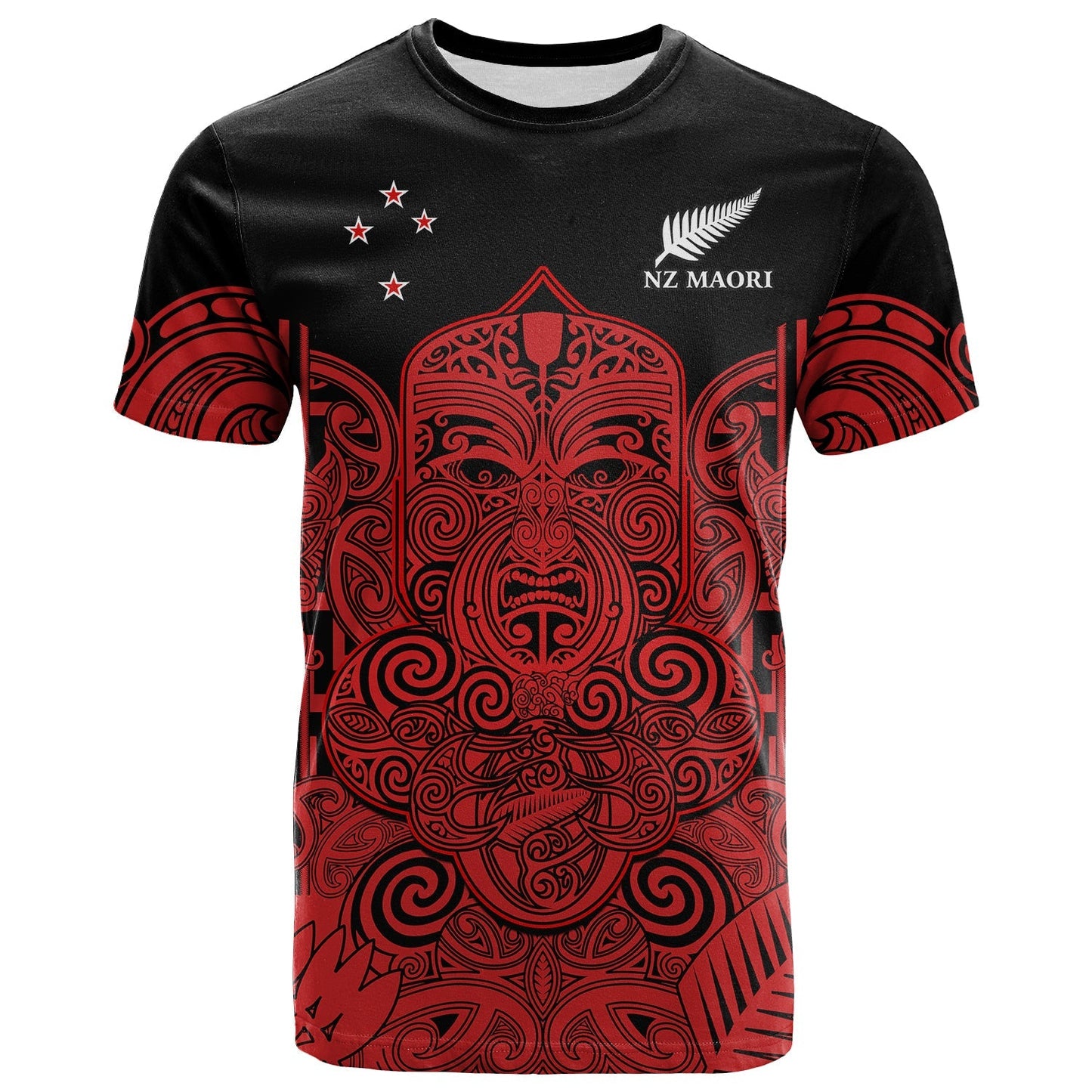 New Zealand Tiki Rugby T Shirt Nz Maori Koru Pattern Ver.03