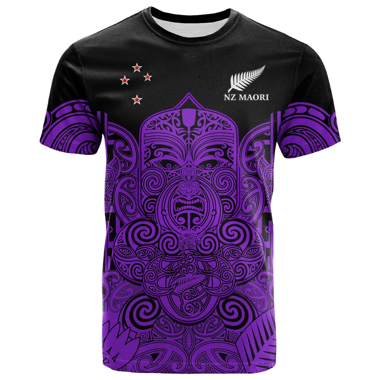 New Zealand Tiki Rugby T Shirt Nz Maori Koru Pattern Ver.04