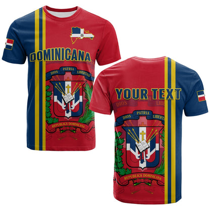 Custom Dominican Republic T Shirt Happy 179 Years Of Independence