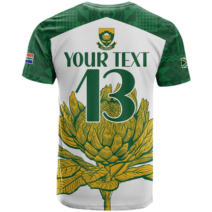 Custom South Africa Cricket T Shirt Go Proteas Boxing Day Test