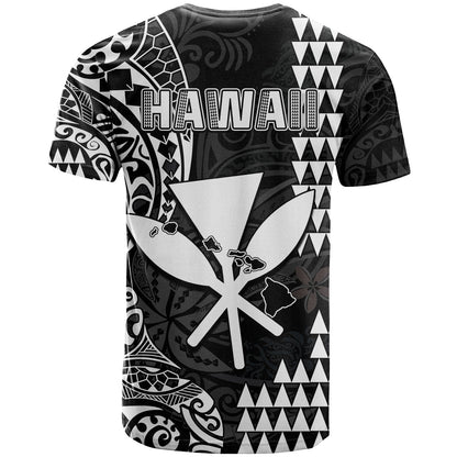 Hawaii Day Kakau T Shirt Proud To Be Hawaiian Black King Kamehameha And Kanaka Maoli