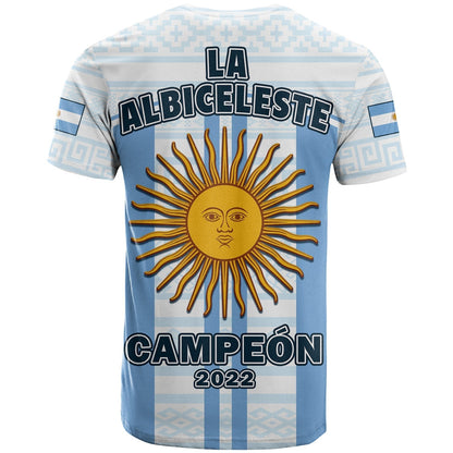 Argentina T Shirt Football 2022 Vamos La Albiceleste