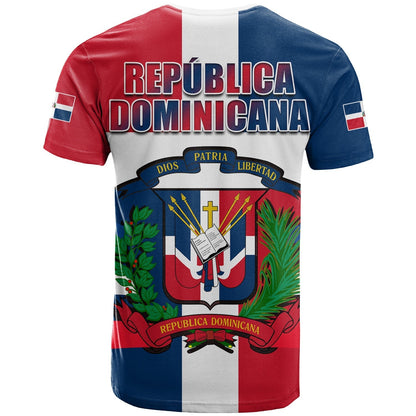 Dominican Republic T Shirt Dominicana Proud Style Flag