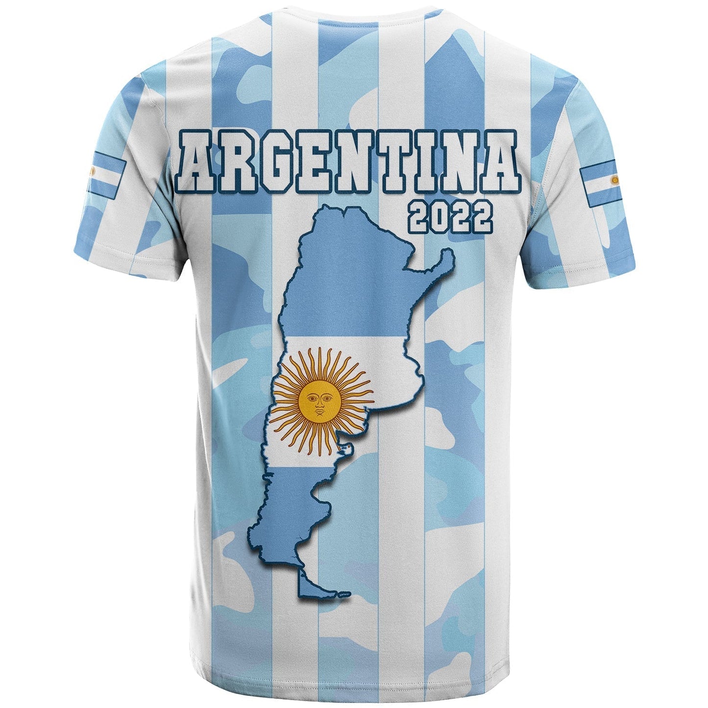 Argentina Football T Shirt AFA Champions 2022 Sporty Style