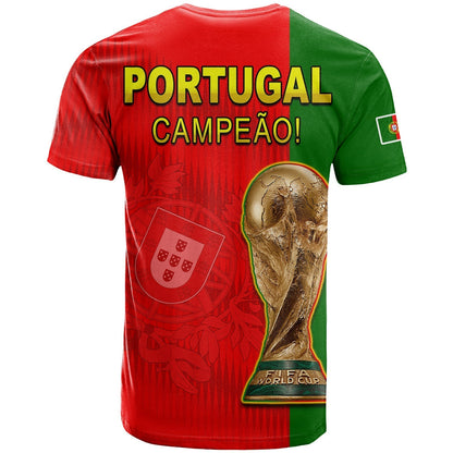 Portugal Football 2022 T Shirt Style Flag Portuguese Champions