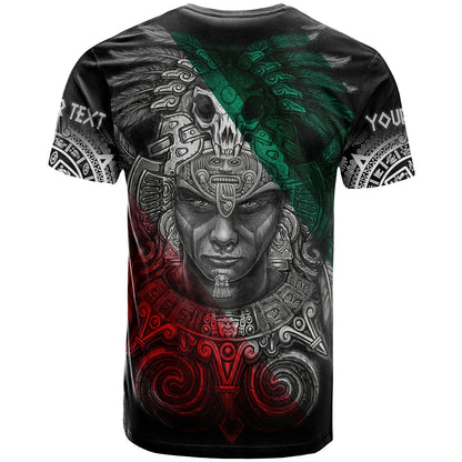 Custom Mexico T Shirt Warrior Eagle Aztec