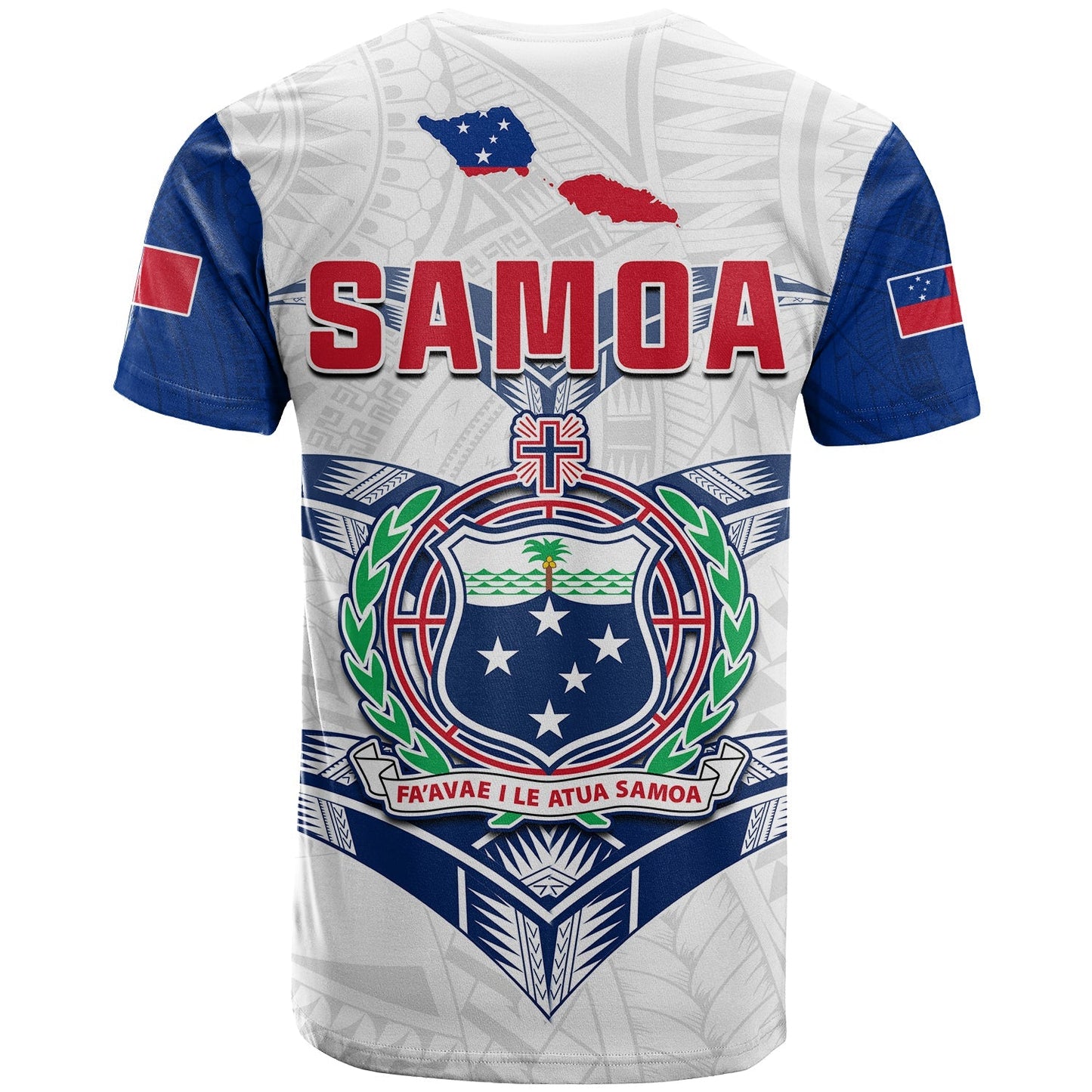 Toa Samoa Rugby T Shirt Siamupini Proud White
