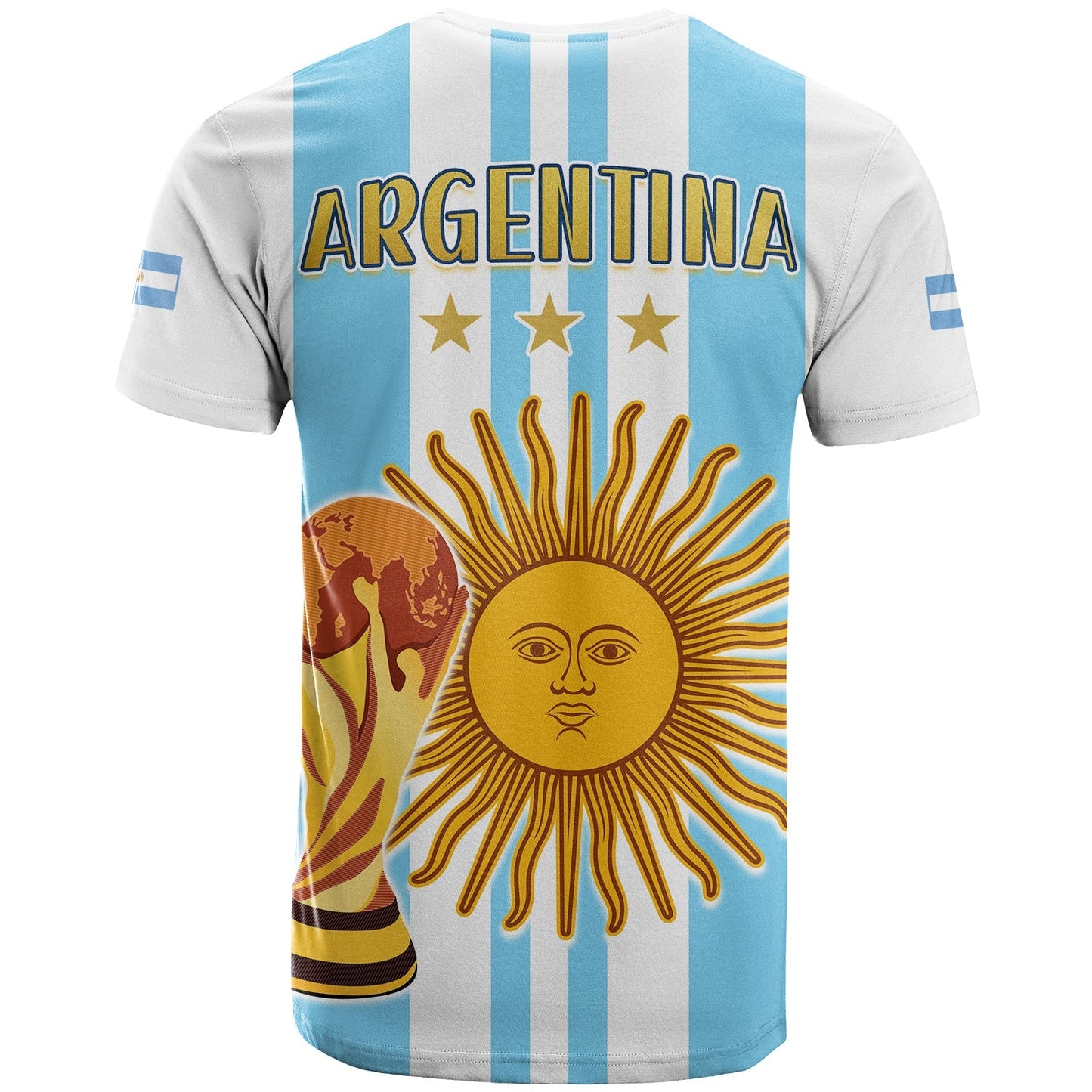 Argentina Football T Shirt FIFA 2022 World Cup Champions