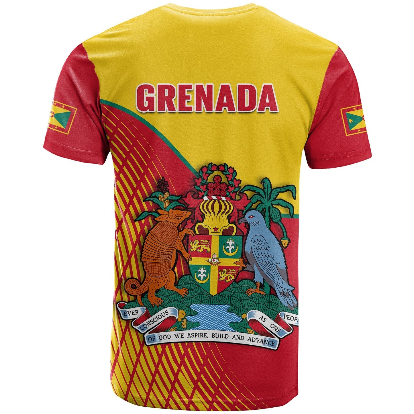 Grenada T Shirt Coat Of Arms Happy 49th Independence Day