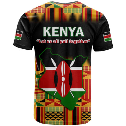 Kenya T Shirt Happy Jamhuri Day Kenyan Pattern