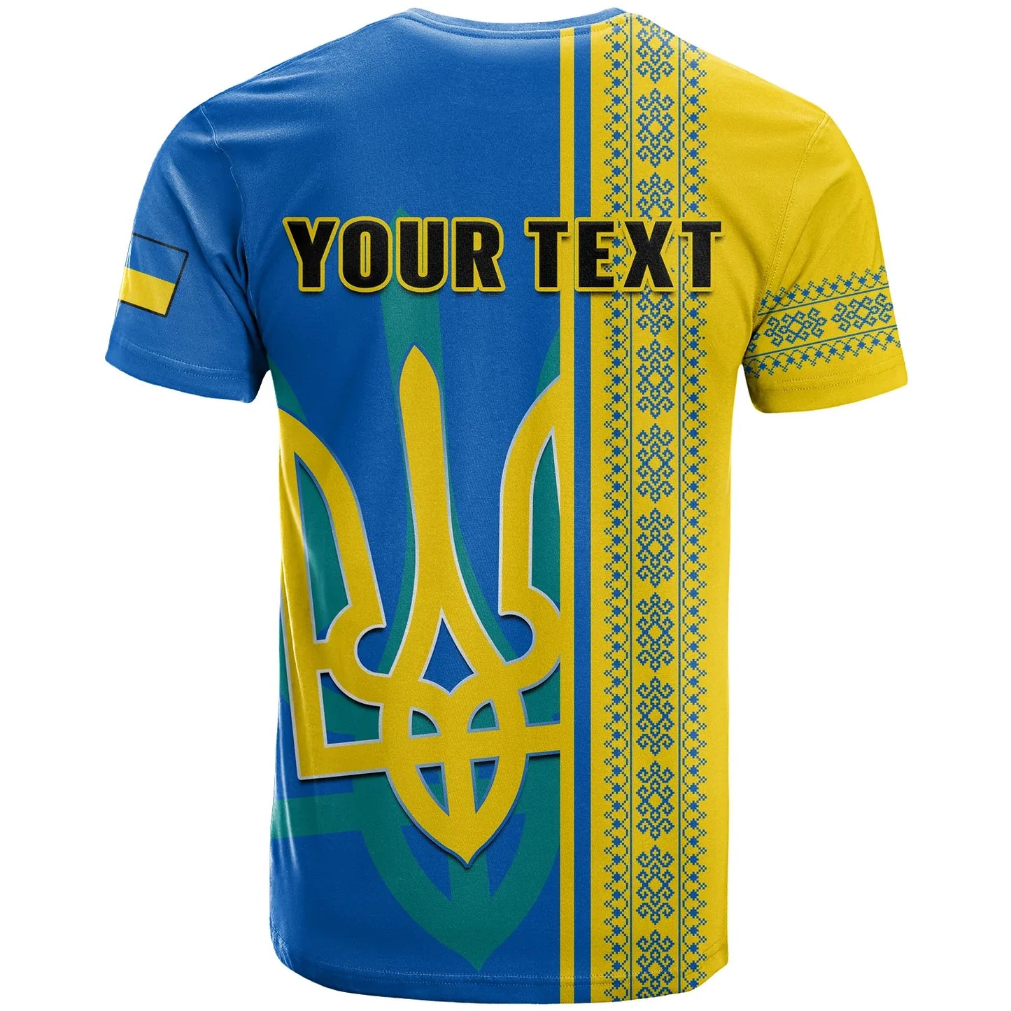 Custom Ukraine Unity Day T Shirt Folk Ukrainian Coat Of Arms