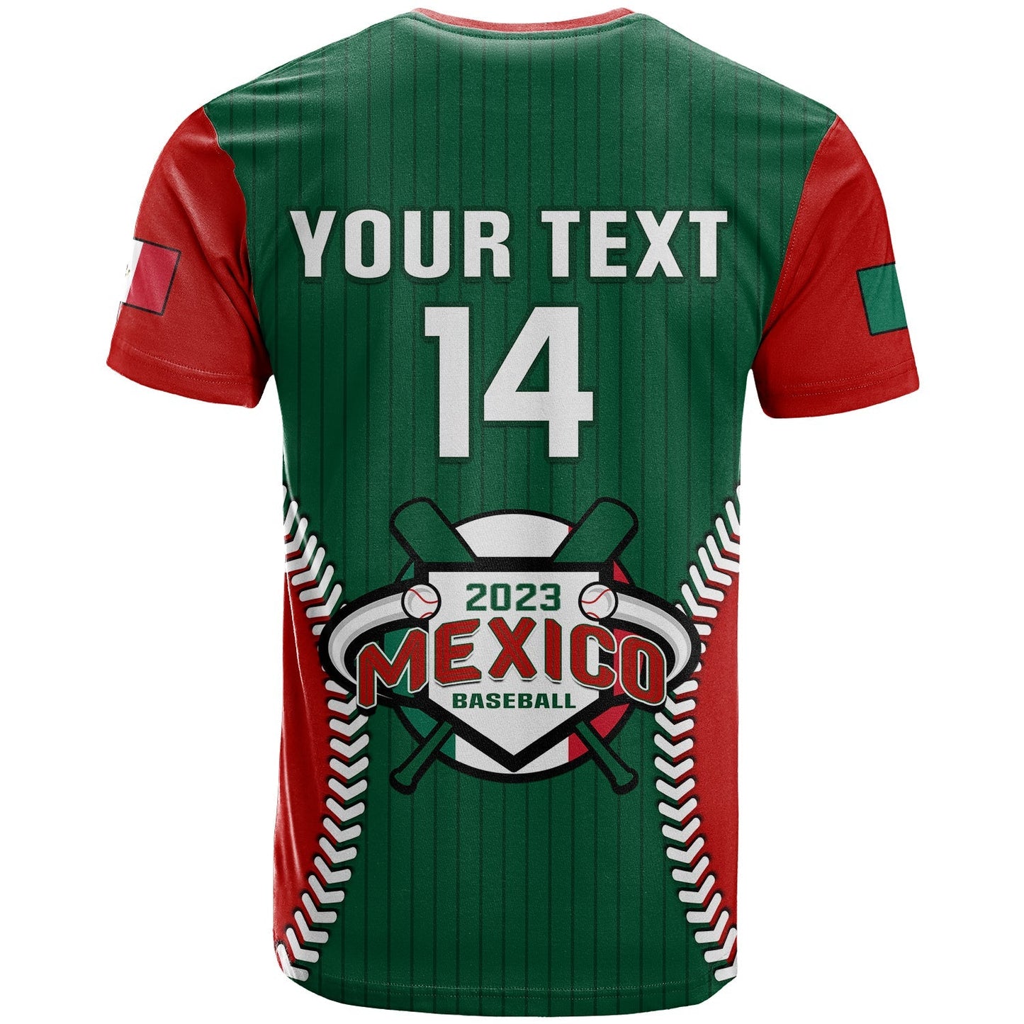 Custom Mexico T Shirt Baseball Sporty Style