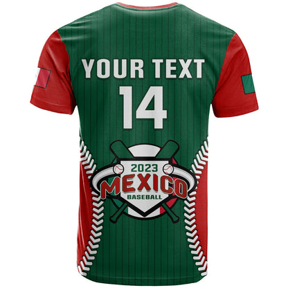 Custom Mexico T Shirt Baseball Sporty Style
