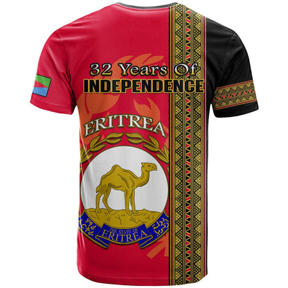 Eritrea T Shirt African Pattern Happy Independence Day Version Black