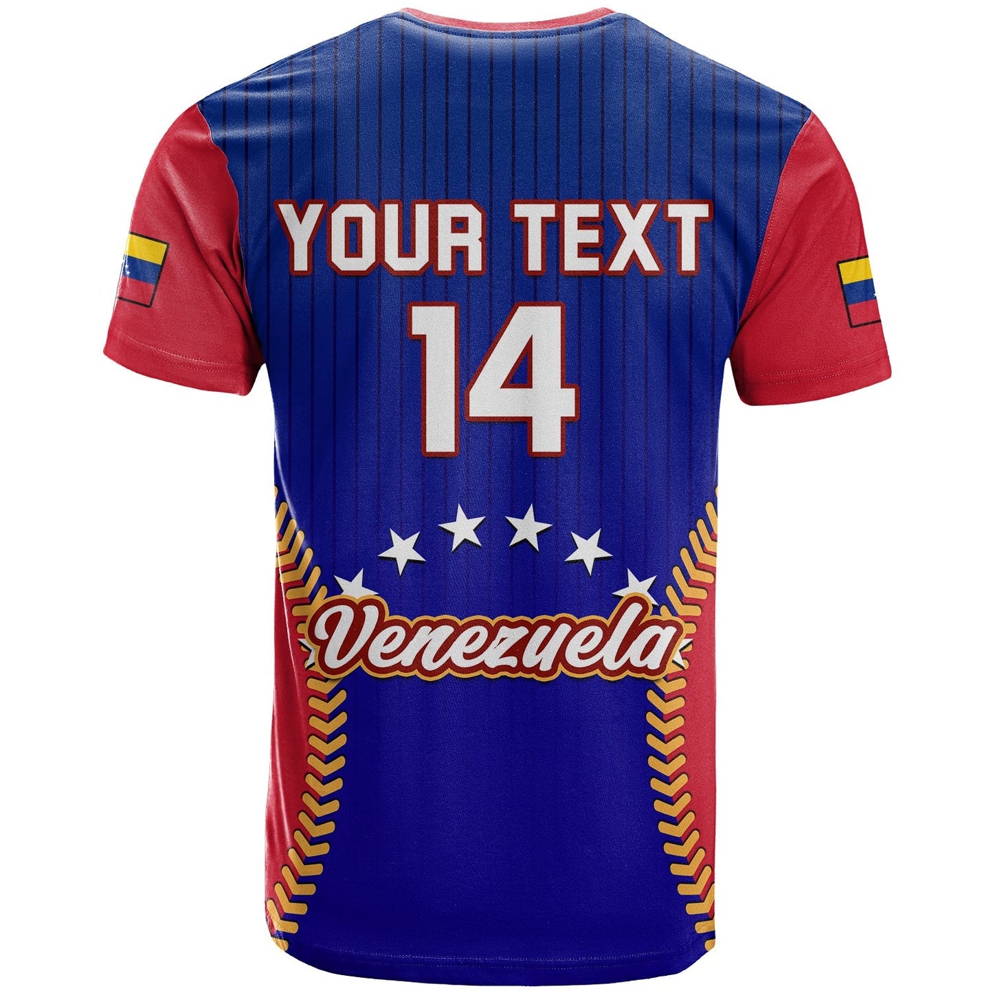 Custom Venezuela 2023 T Shirt Baseball Sporty Version