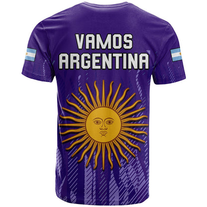 Argentina Football T Shirt Vamos La Albiceleste 2022 Newest Style
