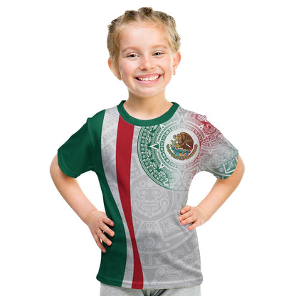 Custom Mexico T Shirt Mexican Eagles Aztec Pattern