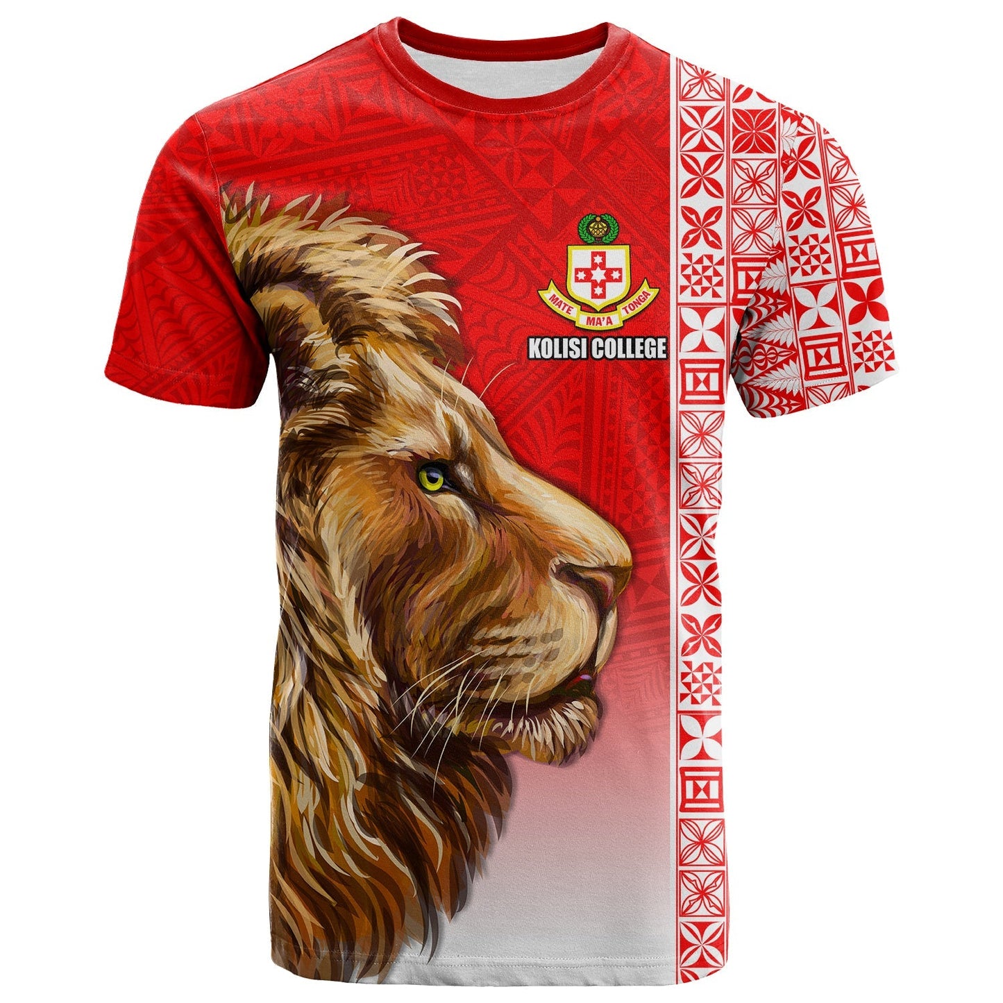 Kolisi Tonga College Atele T Shirt Home Of The Lions