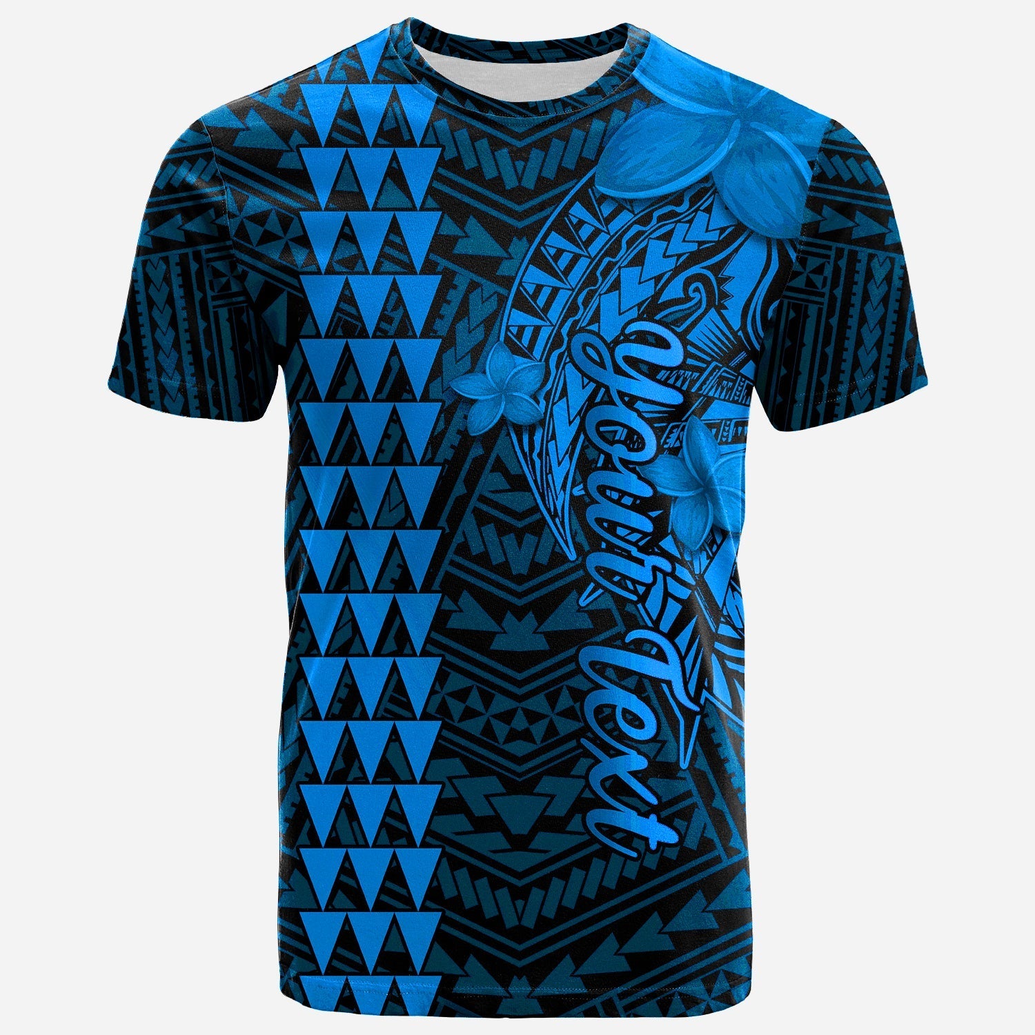 Custom Personalised Hawaii T Shirt Kakau Kanaka Maoli Combine Polynesian Shark Ver.03