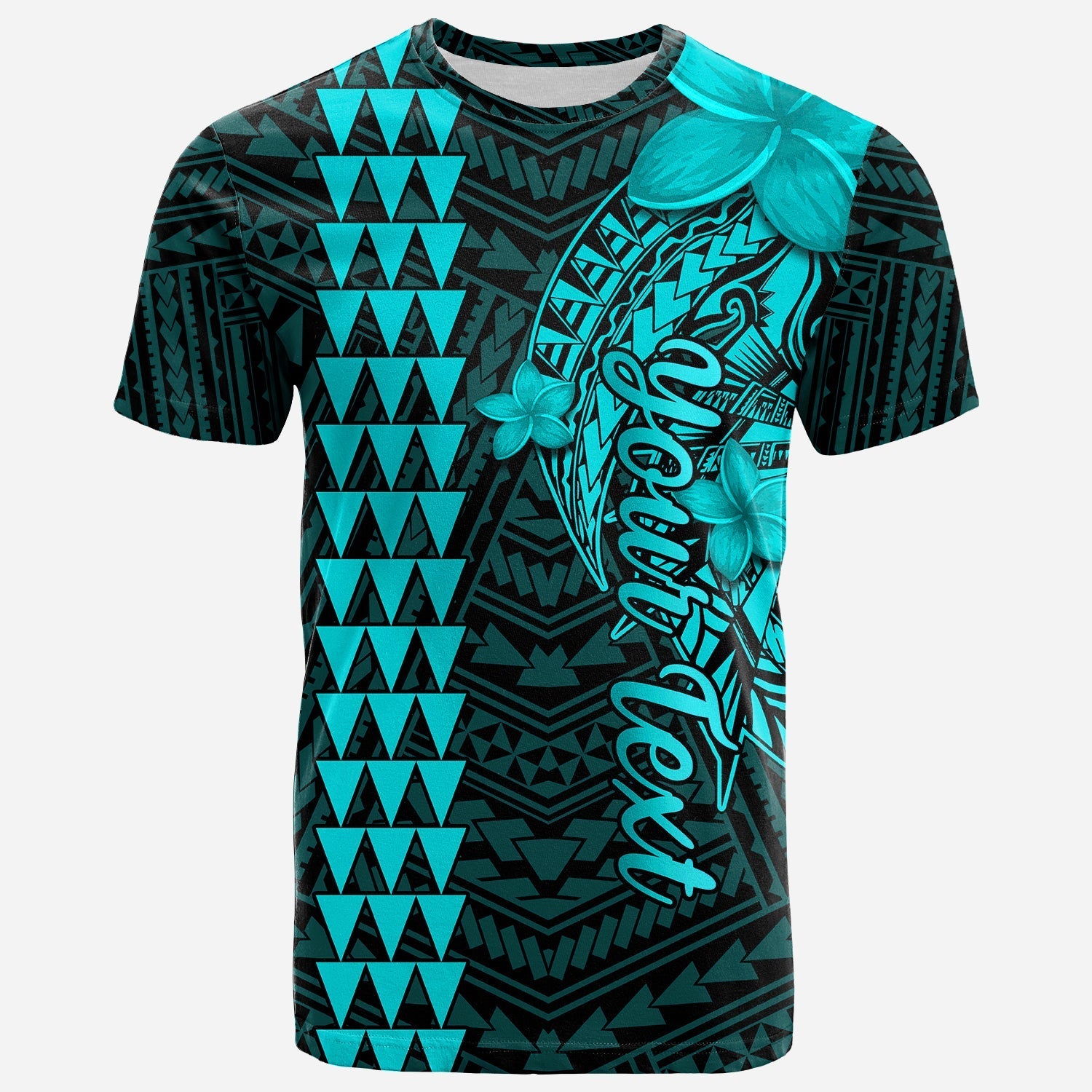 Custom Personalised Hawaii T Shirt Kakau Kanaka Maoli Combine Polynesian Shark Ver.04