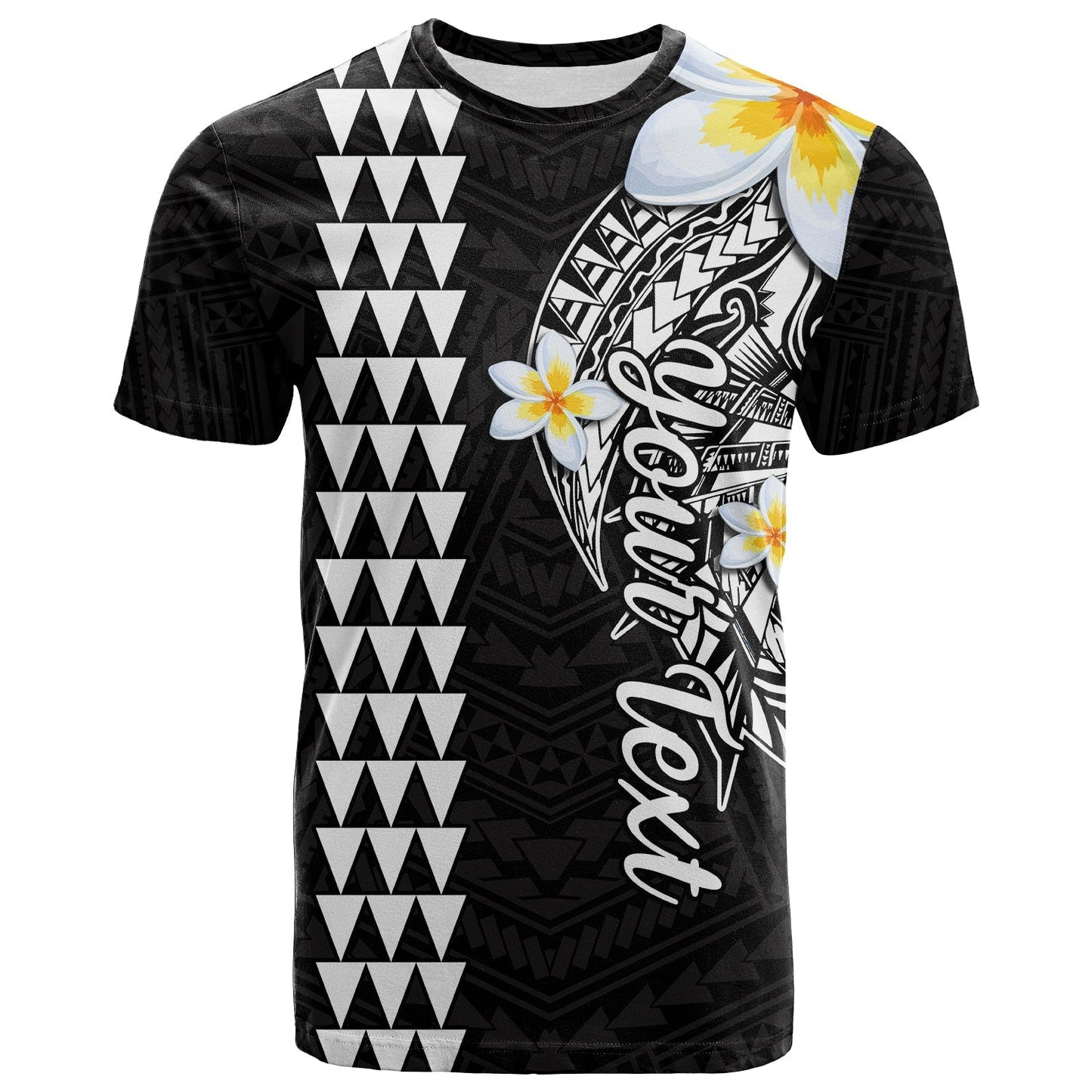 Custom Personalised Hawaii T Shirt Kakau Kanaka Maoli Combine Polynesian Shark Ver.07