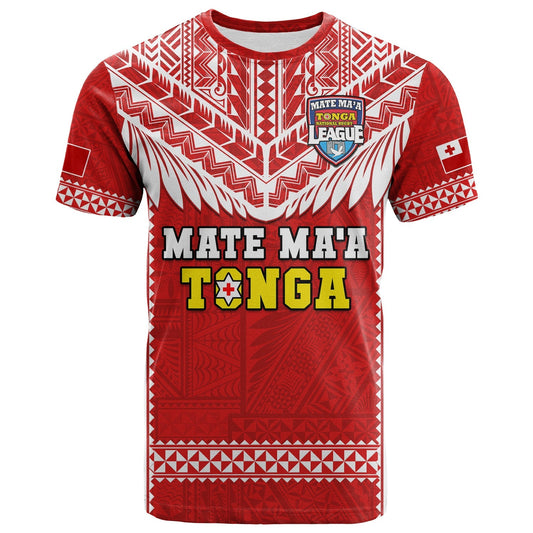 Tonga Rugby T Shirt Mate Maa Tonga Pacific Ngatu White