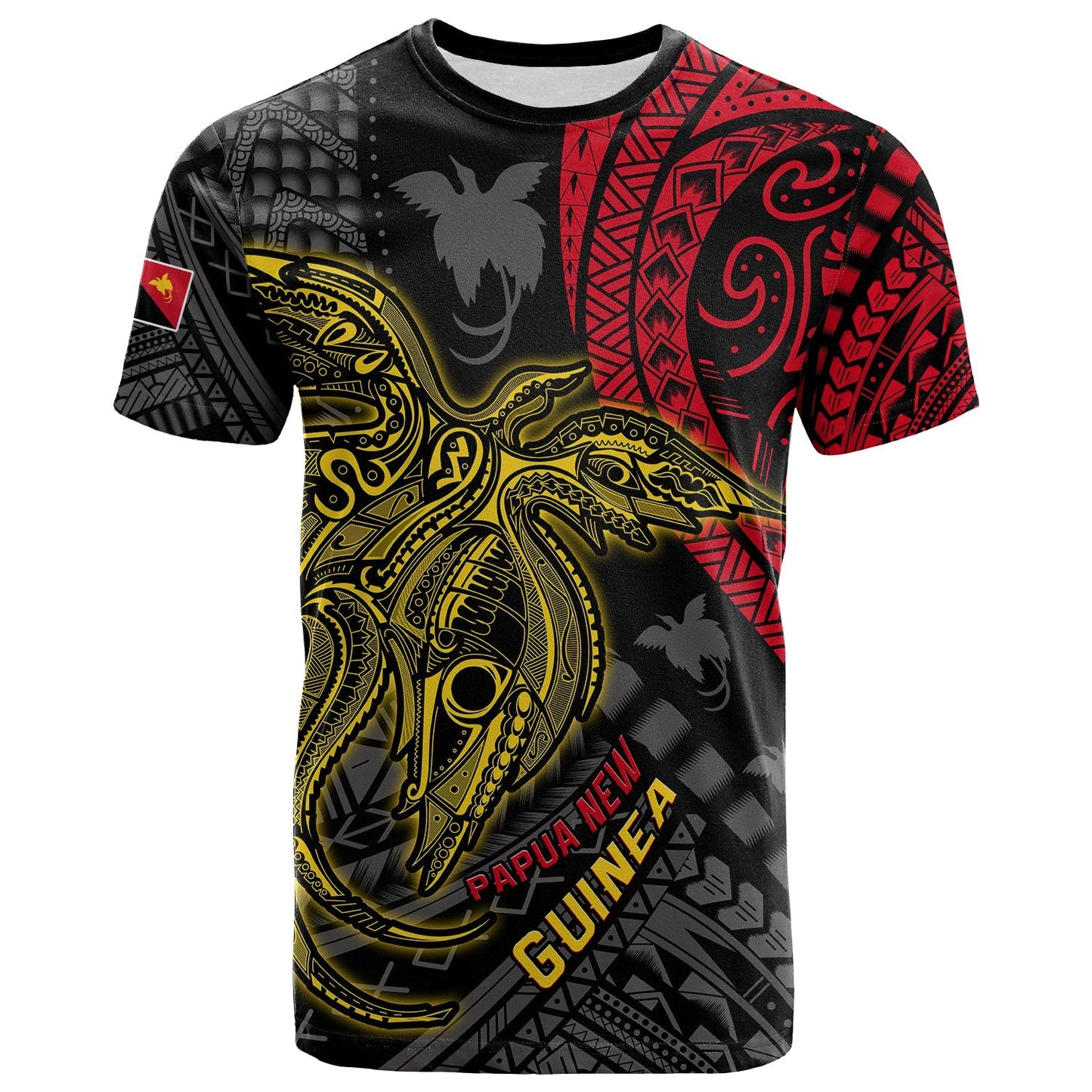 Papua New Guinea T Shirt Raggiana Birds Of Paradise Happy 47Th Independence Day