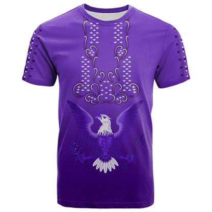 Philippines T Shirt Sun Filipino Purple Barong