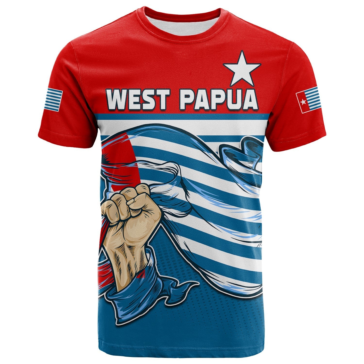 Free West Papua T Shirt One People One Soul Strong West Papuan