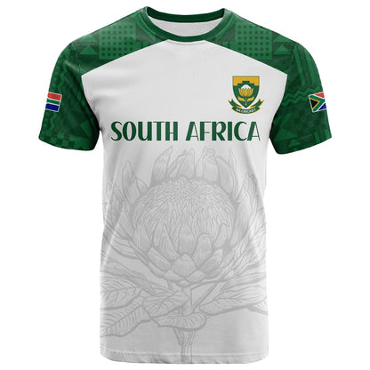 Custom South Africa Cricket T Shirt Go Proteas Boxing Day Test