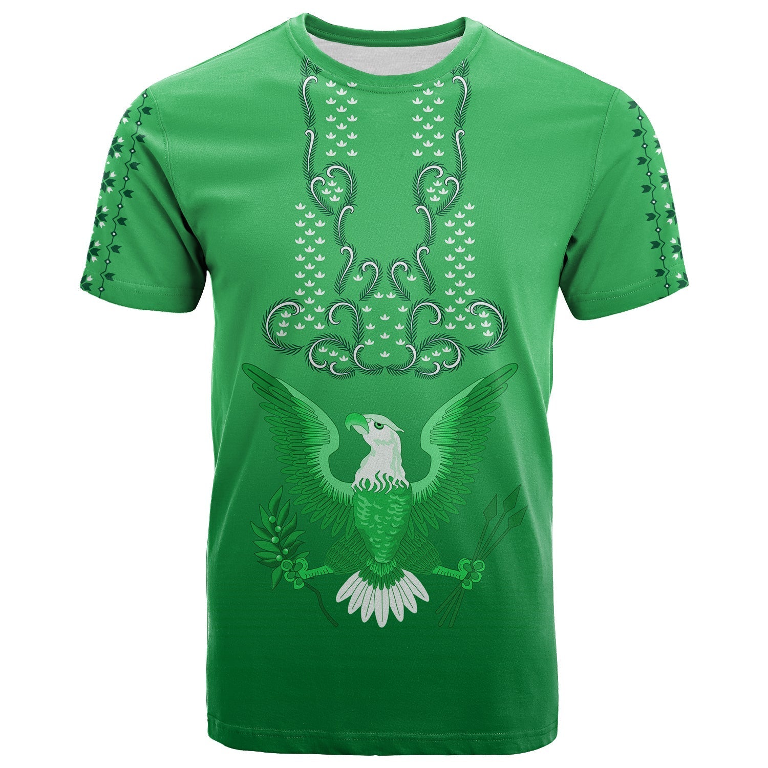 Philippines T Shirt Sun Filipino Green Barong
