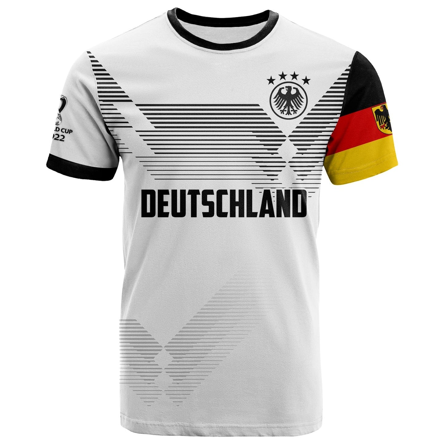 Custom Germany Football T Shirt Come On Nationalelf Soccer Deutschland Champions World Cup