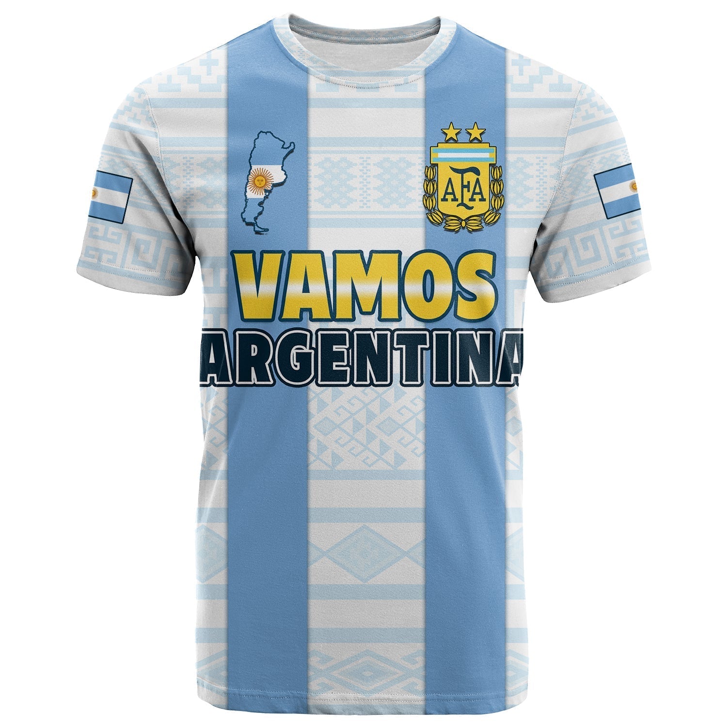 Argentina T Shirt Football 2022 Vamos La Albiceleste
