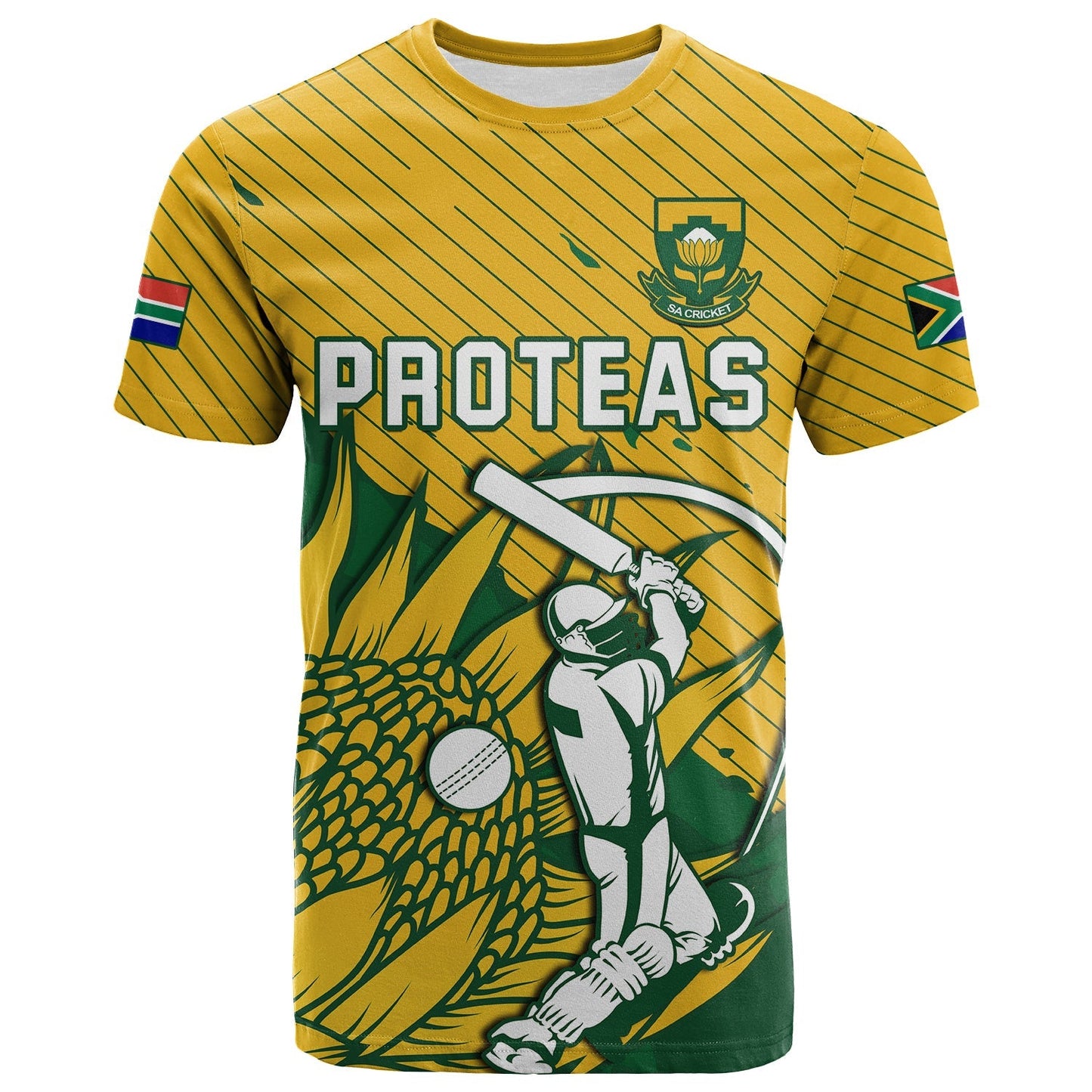 Custom South Africa Cricket T Shirt Go Proteas Unique Style